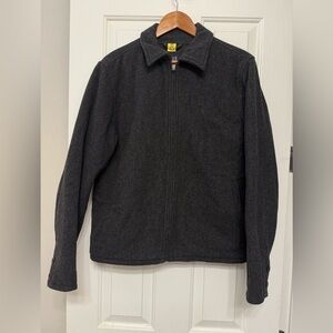 GAP Wool Blend Full Zip Jacket/Coat – Charcoal Gray – Size S